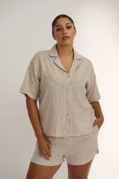 Kat The Label Arlo Short Sleeve Shirt | Camis
