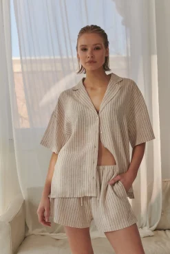 Kat The Label Arlo Short Sleeve Shirt | Camis