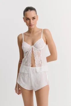Kat The Label Elle Camisole Ivory | Camis
