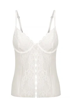 Kat The Label Elle Camisole Ivory | Camis