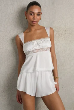 Kat The Label Isabelle Camisole Ivory | Camis