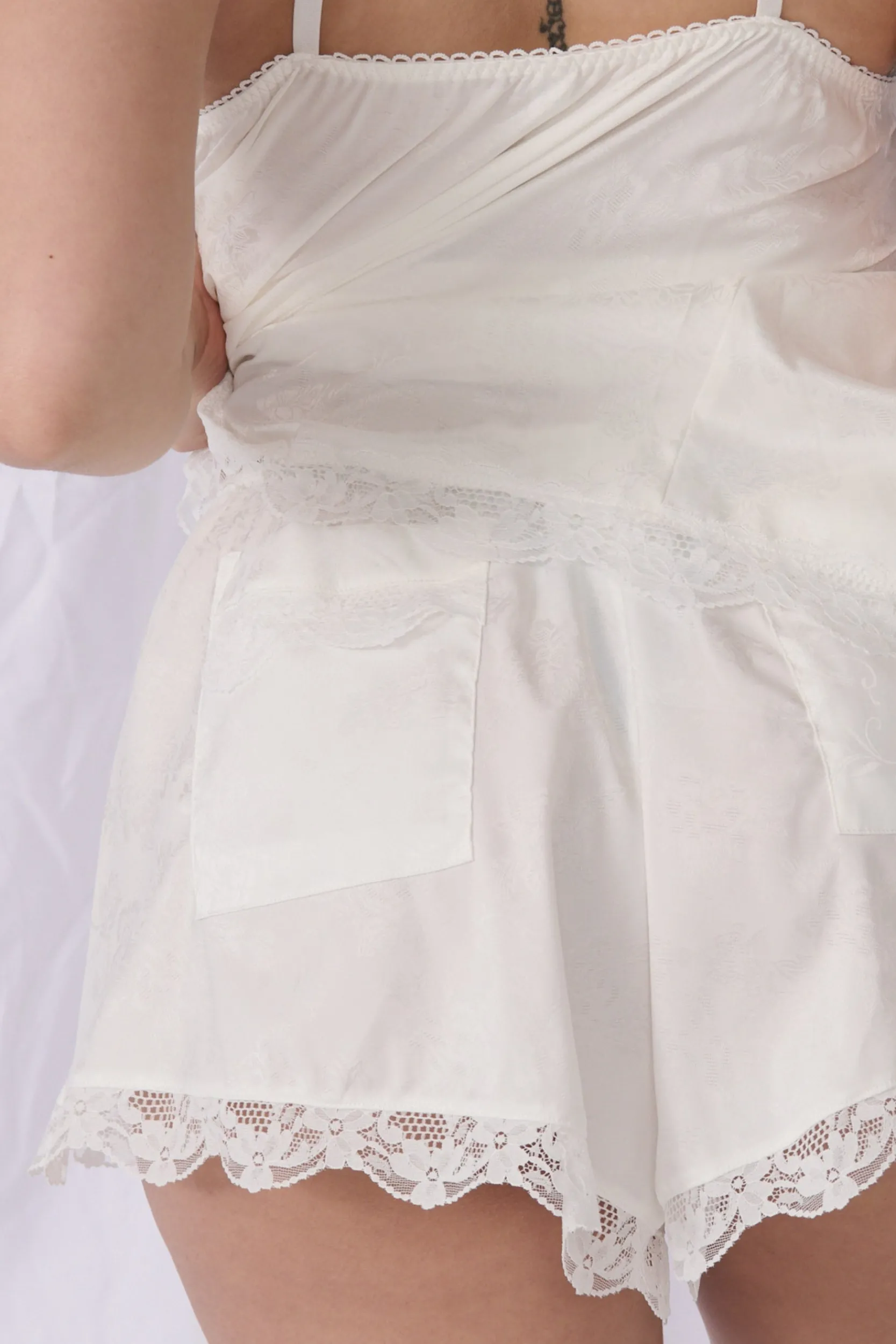Kat The Label Lola Set Ivory Jacquard | Sleep Sets | Sleep Sets