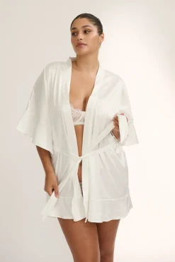Kat The Label Monroe Robe Ivory | Robes | Robes