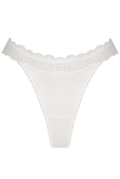 Kat The Label Nikki Thong Ivory | Lingerie | Thongs