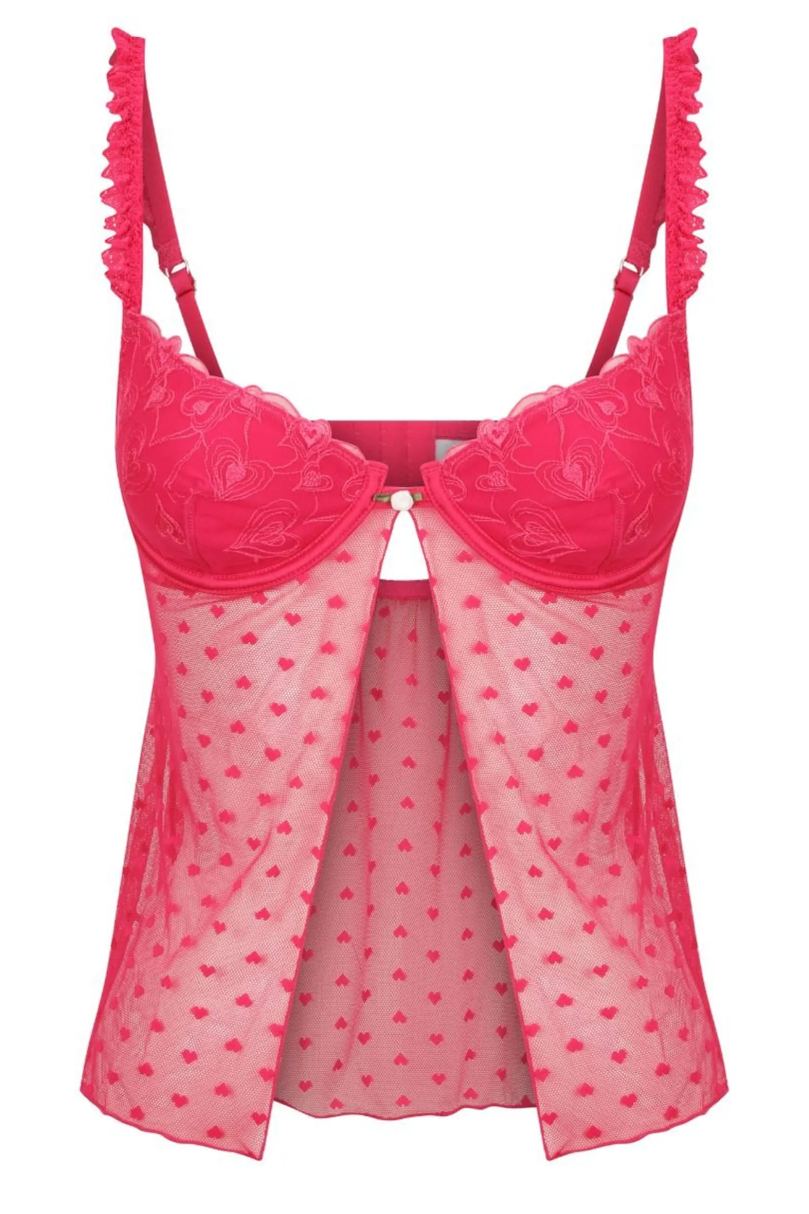 Kat The Label Romeo Camisole Hot Pink | Camis